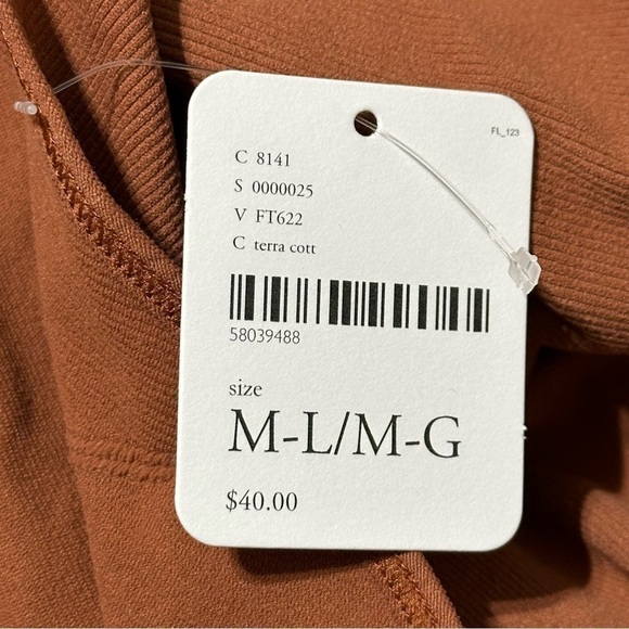 Intimately Free People M Terra Cotta Skinny Spaghetti Strap Thong Back Bodysuit - Picture 5 of 6